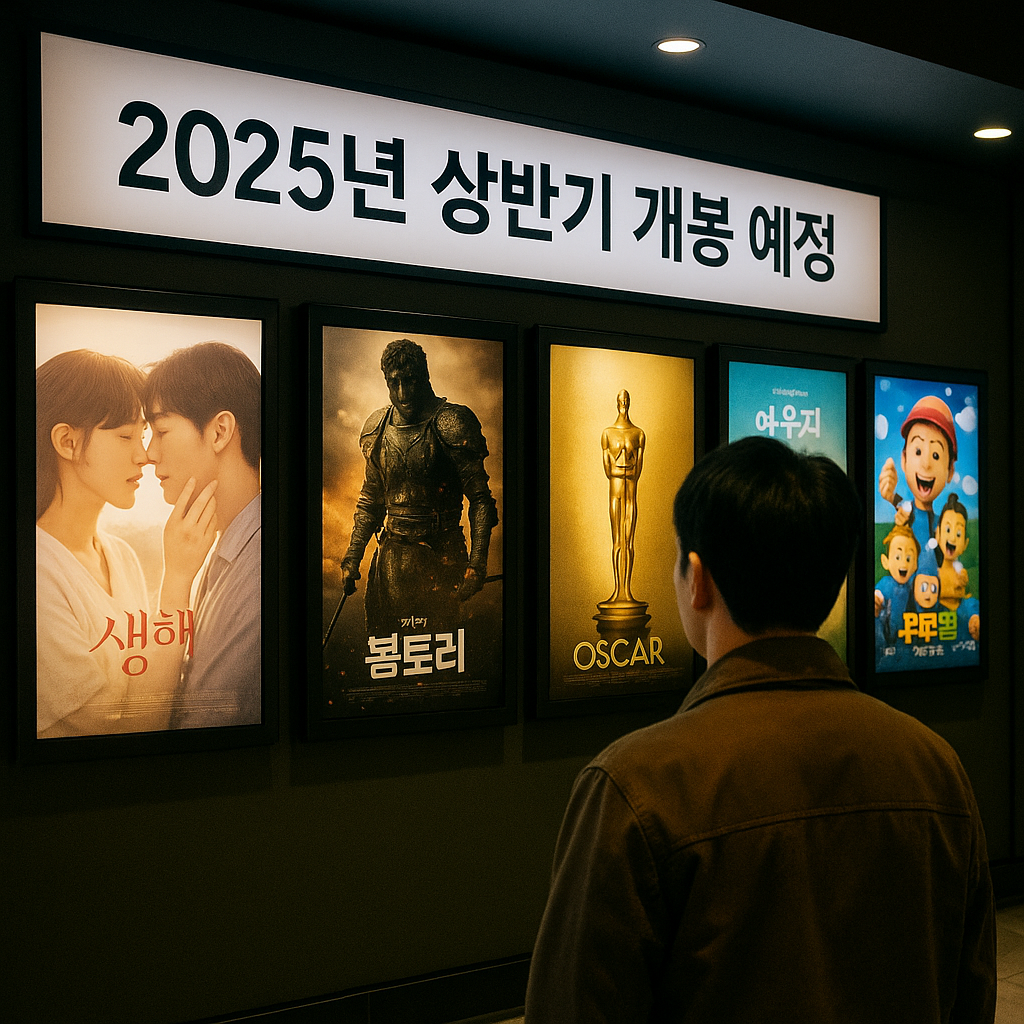 2025년 상반기 개봉 예정 영화 일정 총정리
