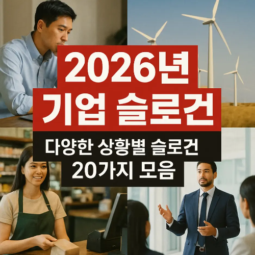 썸네일-2026년 기업 슬로건 20가지