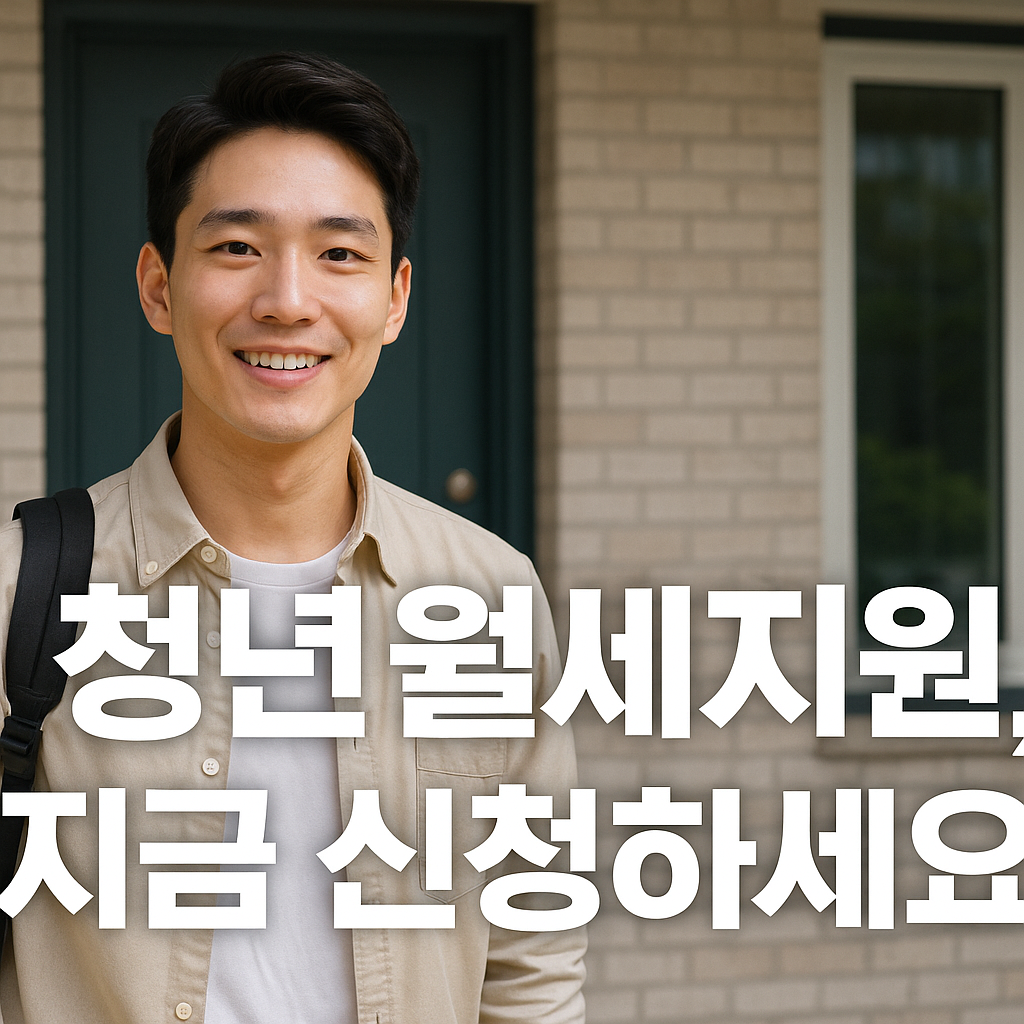 2025년 청년 월세지원금 신청방법, 금액, 신청 조건 총정리