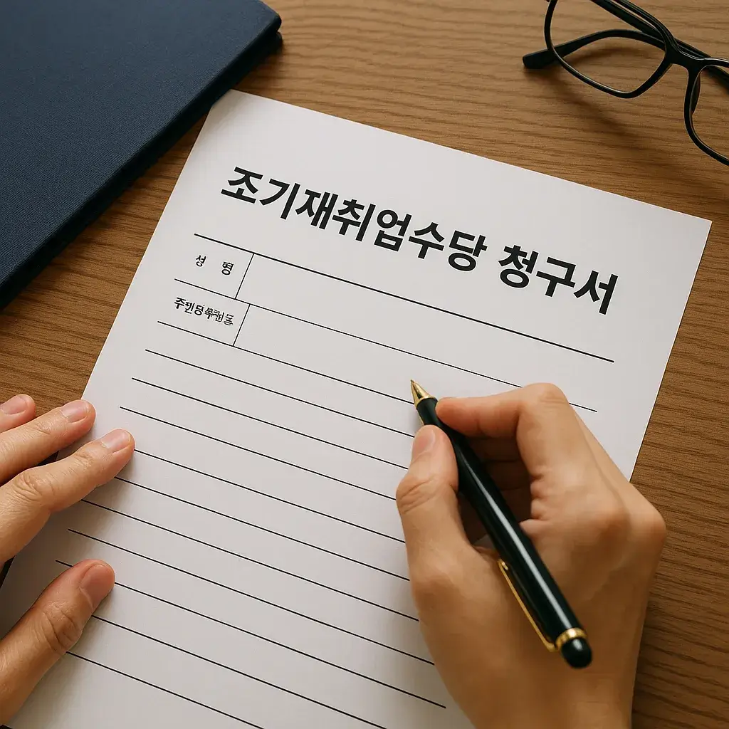 실업급여 조기취업수당 조건