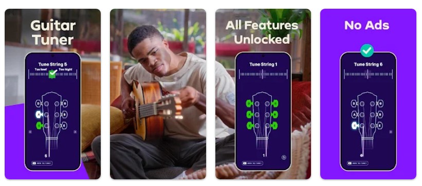 Guitar Tuner - Simply Tune앱 기능