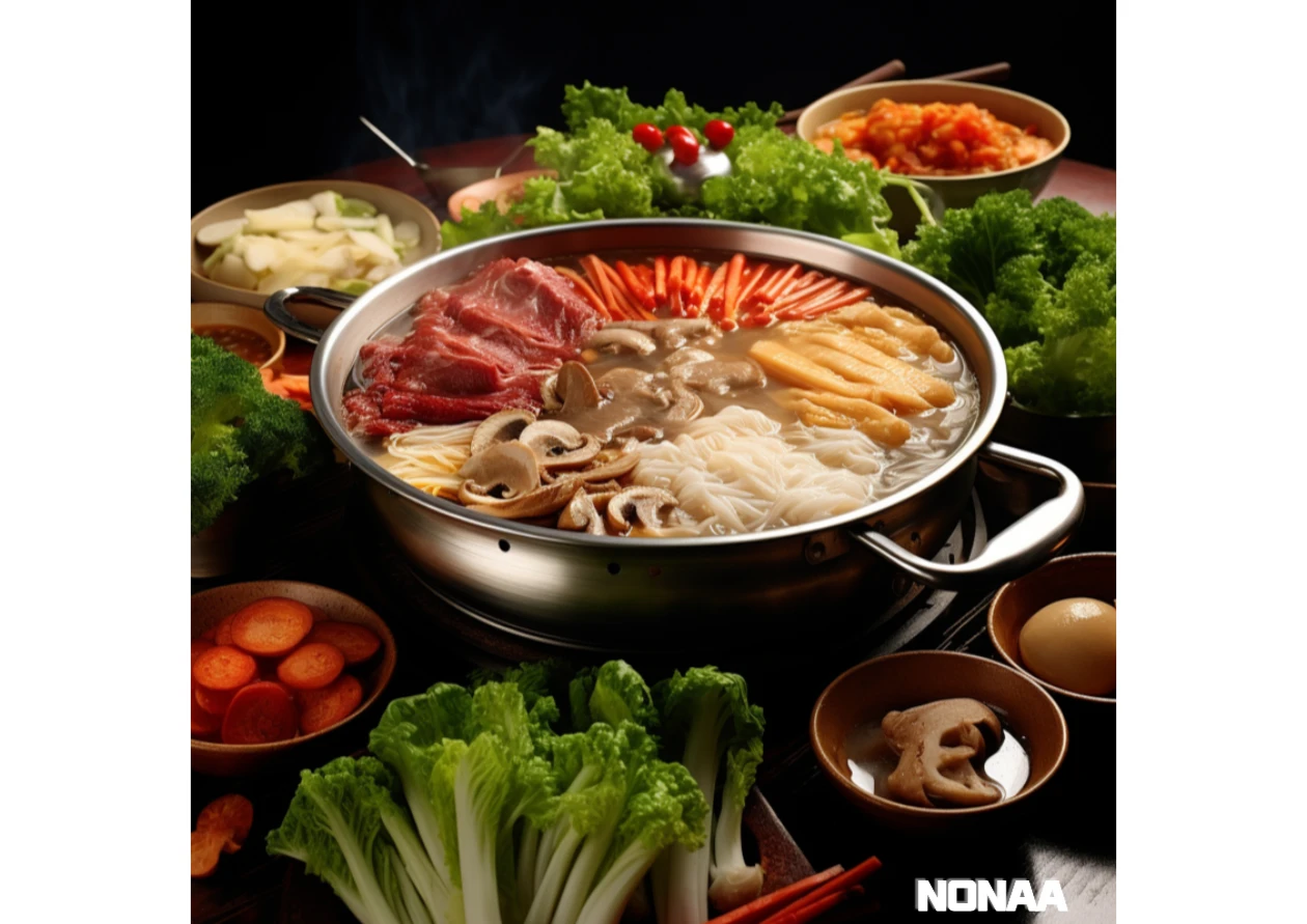 먹다 남은 샤브샤브 칼국수