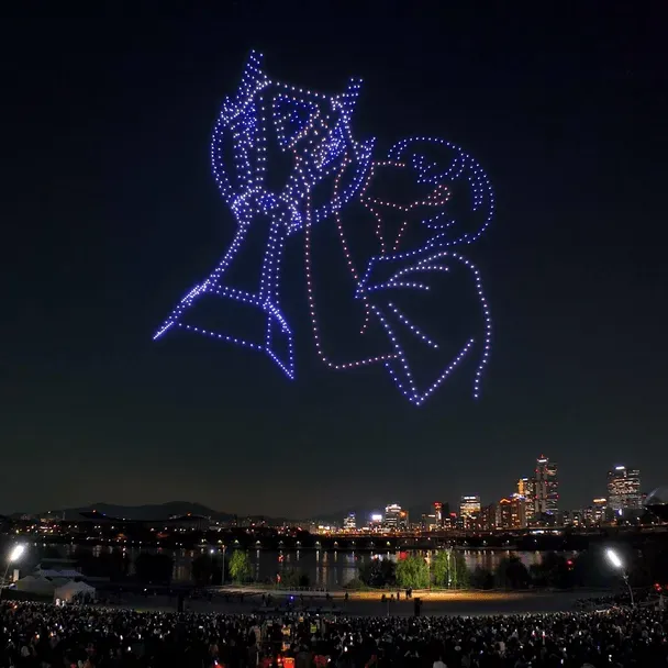 한강공원 드론쇼