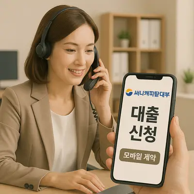써니캐피탈대부 대출 신청 방법: 콜센터 상담, 모바일 계약 신청