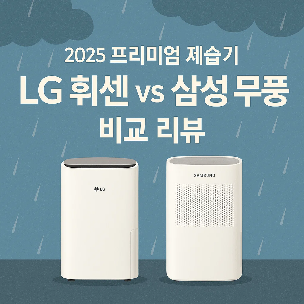 2025 프리미엄 제습기 추천 ❘ LG 휘센 vs 삼성 무풍 비교 리뷰
