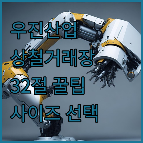 우진산업 상철거래장, 32절 사이즈 