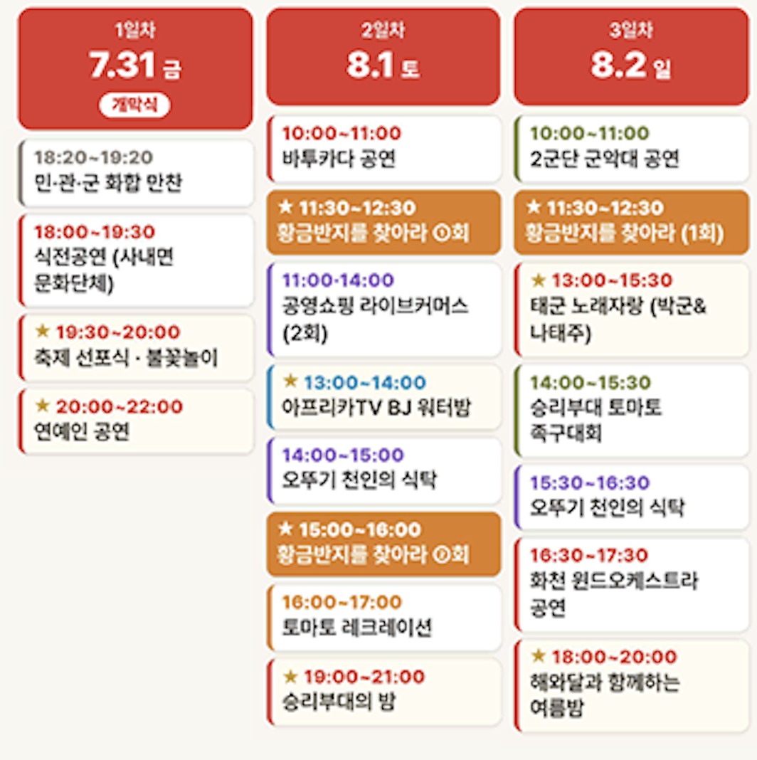 화천 토마토 축제