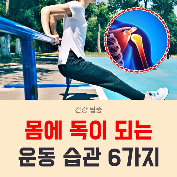 어깨 회전근개 파열 안좋은 운동, 건강 팁줌 매일꿀정보