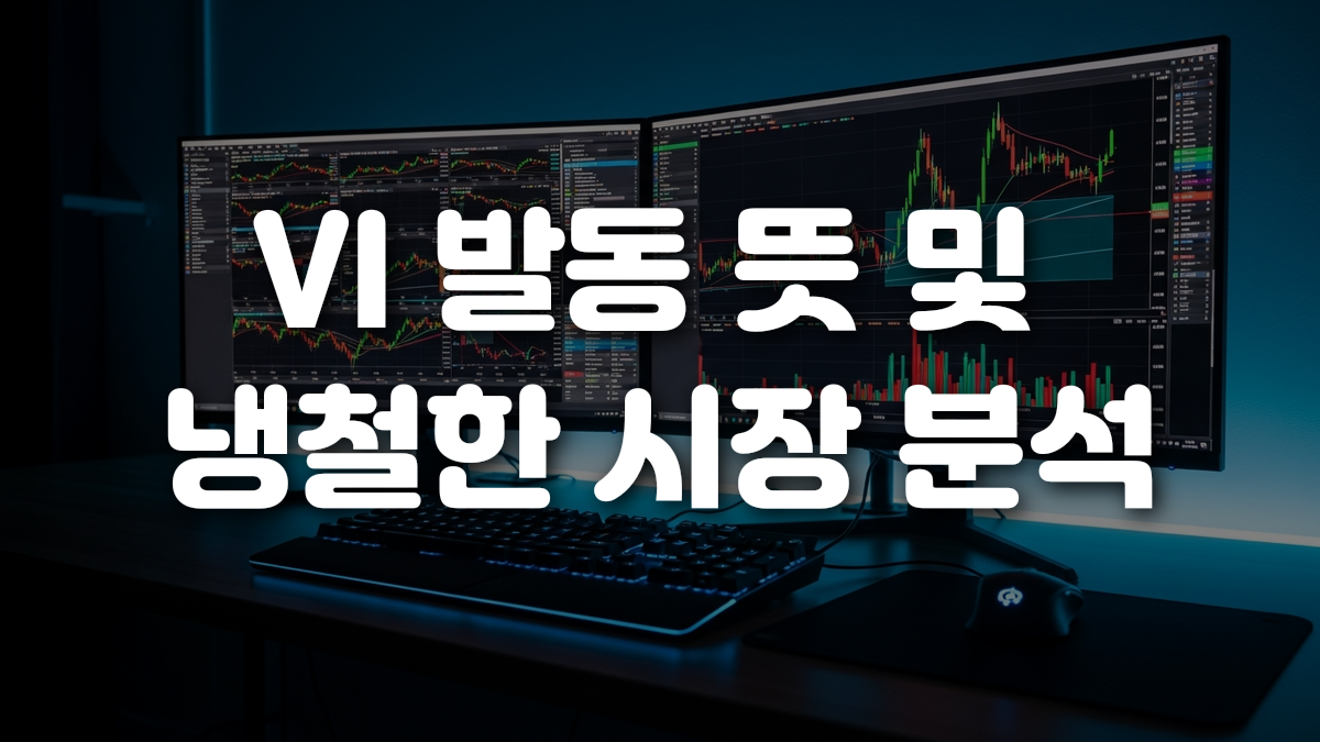 VI 발동 뜻 및 냉철한 시장 분석