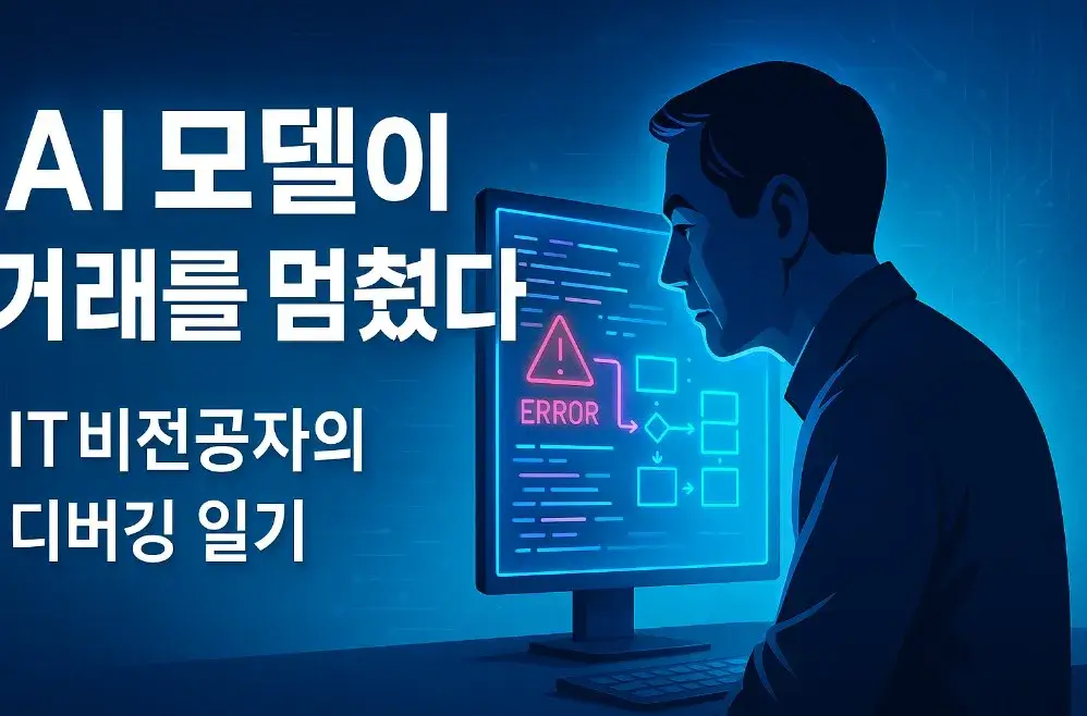 AI 모델이 거래를 멈췄다, IT비전공자의 디버깅 일기