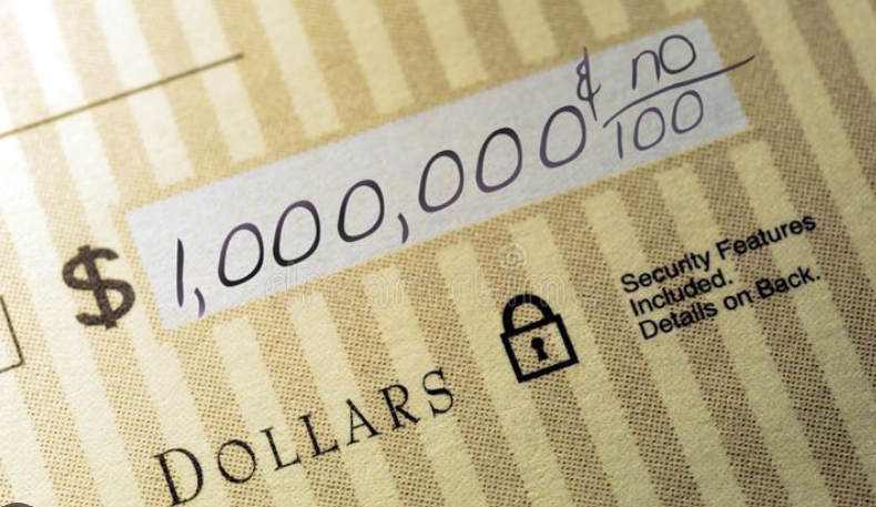 항상 1백만 원짜리 수표를 한 장 갖고 다녀라.