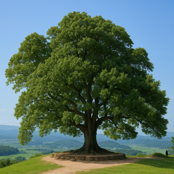 부여 성흥산성 느티나무