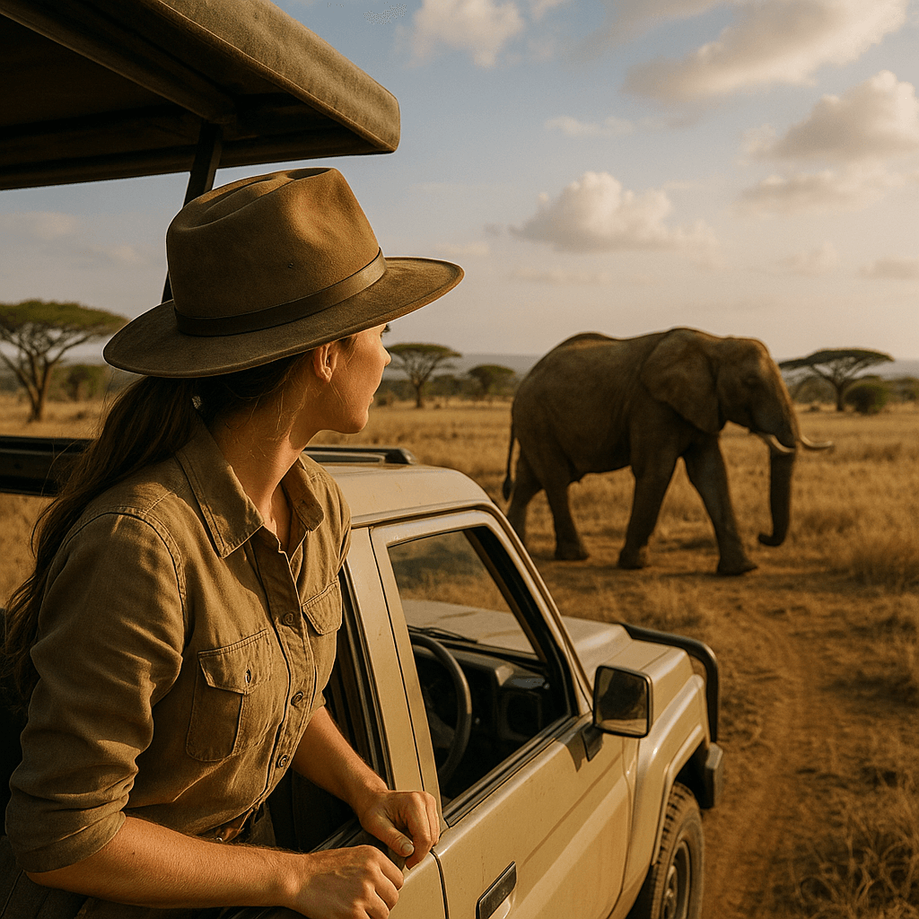 아프리카 자유여행 중 갔던 사파리