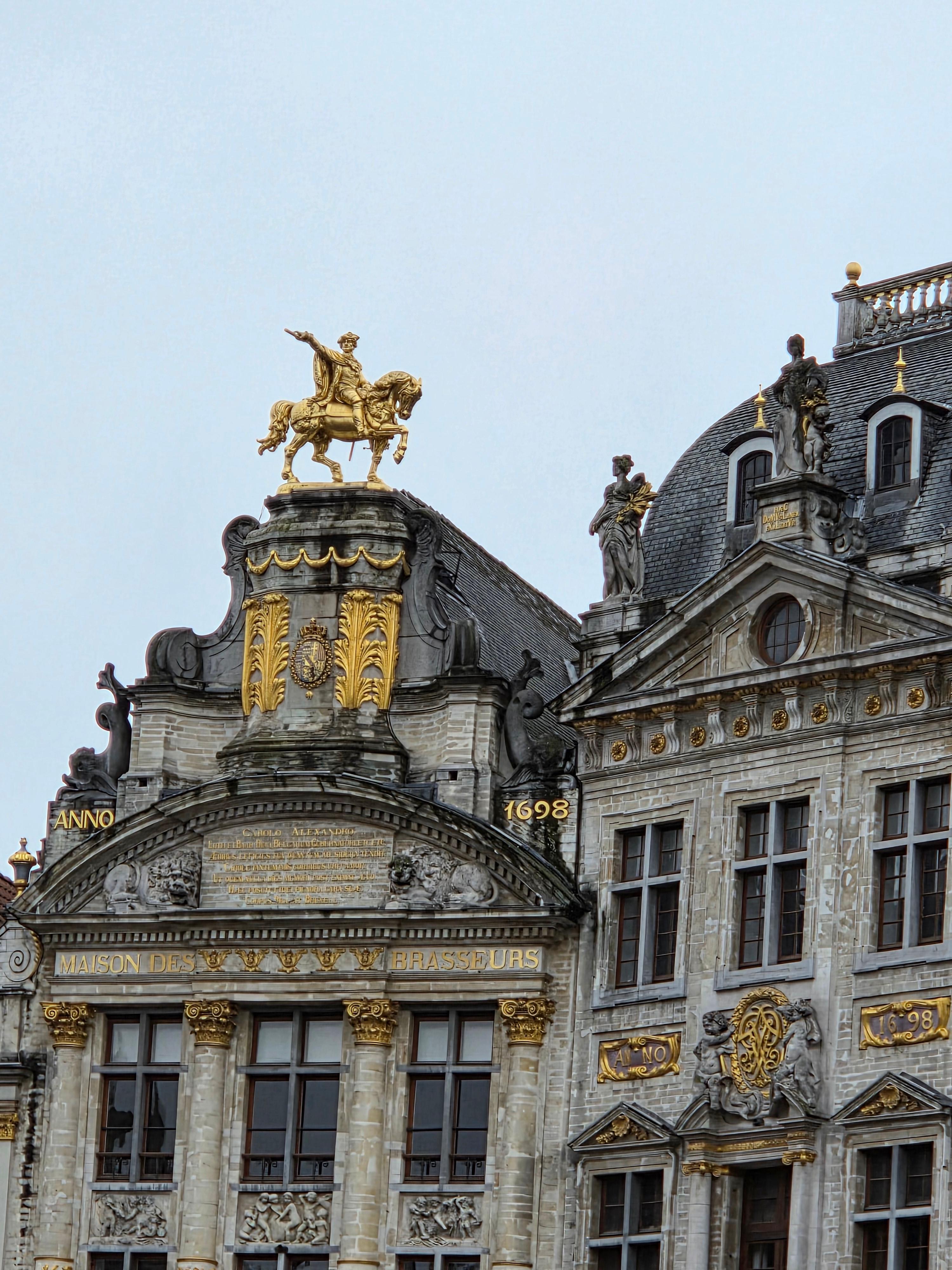 그랑플라스 광장 주변건물 장식