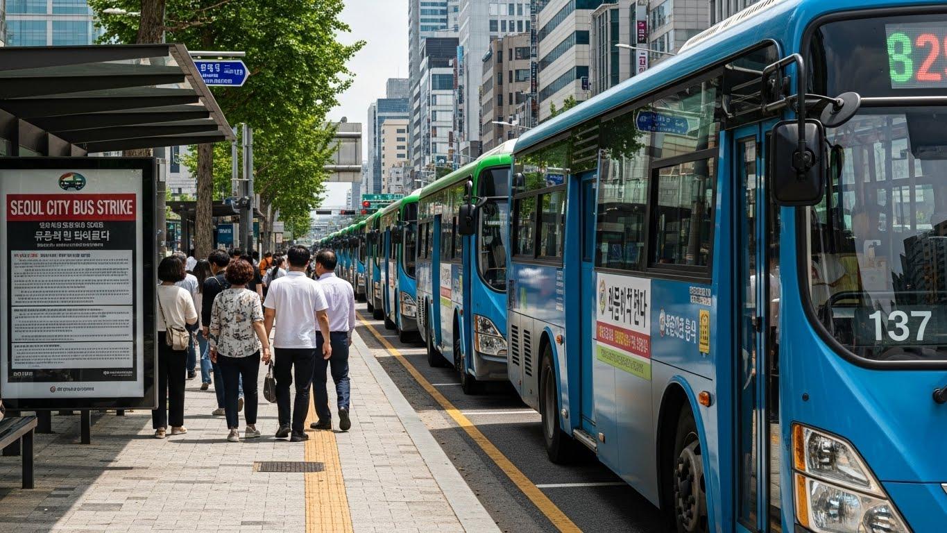 서울 시내버스 파업 예고