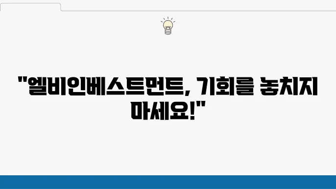엘비인베스트먼트 공모주 청약 일정