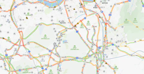 전국 도로상황, 정체구간 확인하는 방법