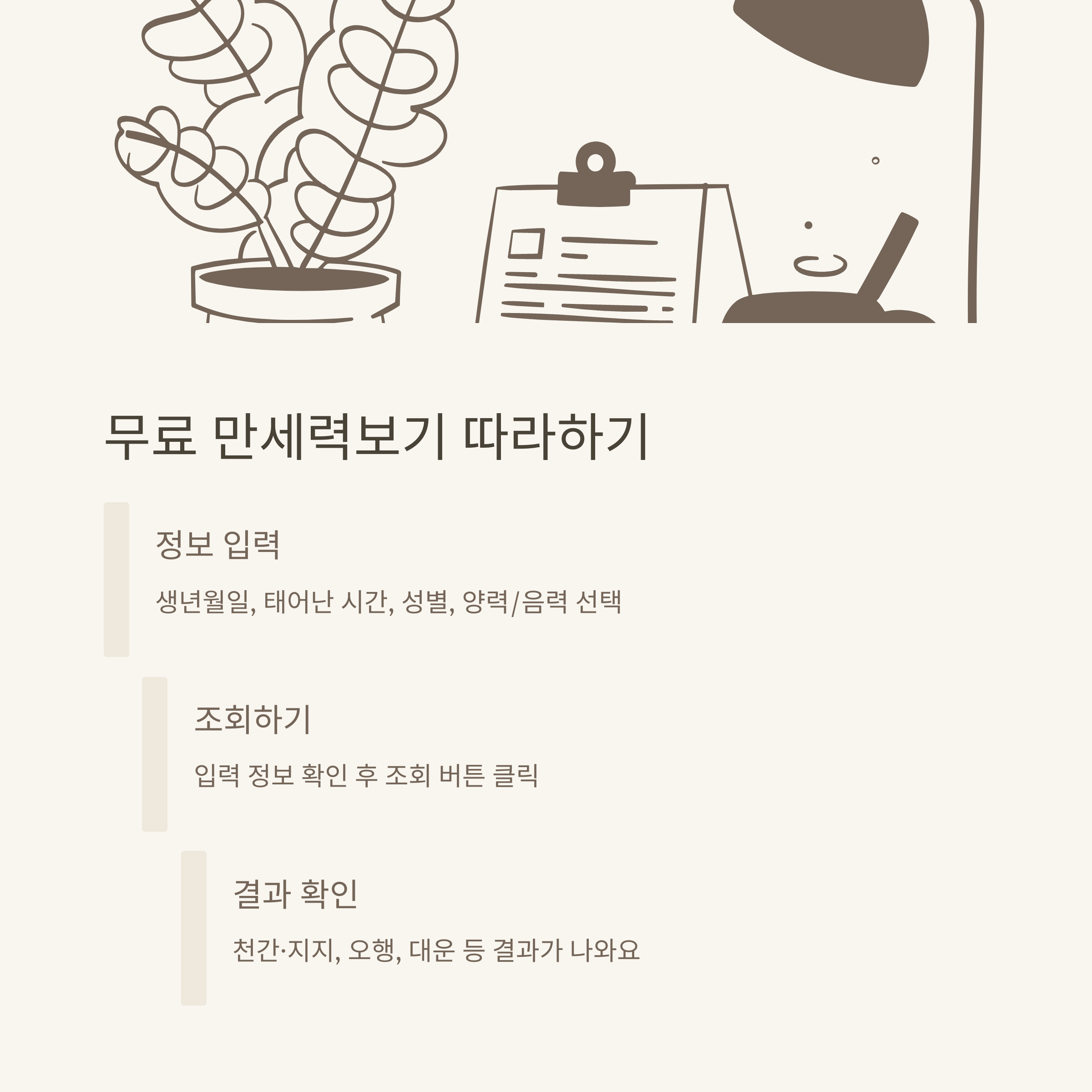 무료만세력 제대로 활용하는 방법: 만세력 무료 사이트, 풀이, 모바일 활용 노하우 총정리