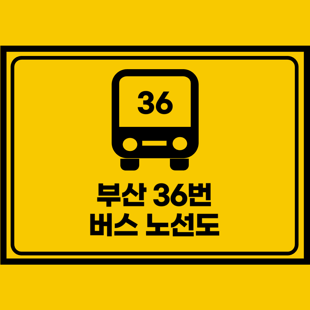 부산36번버스노선도