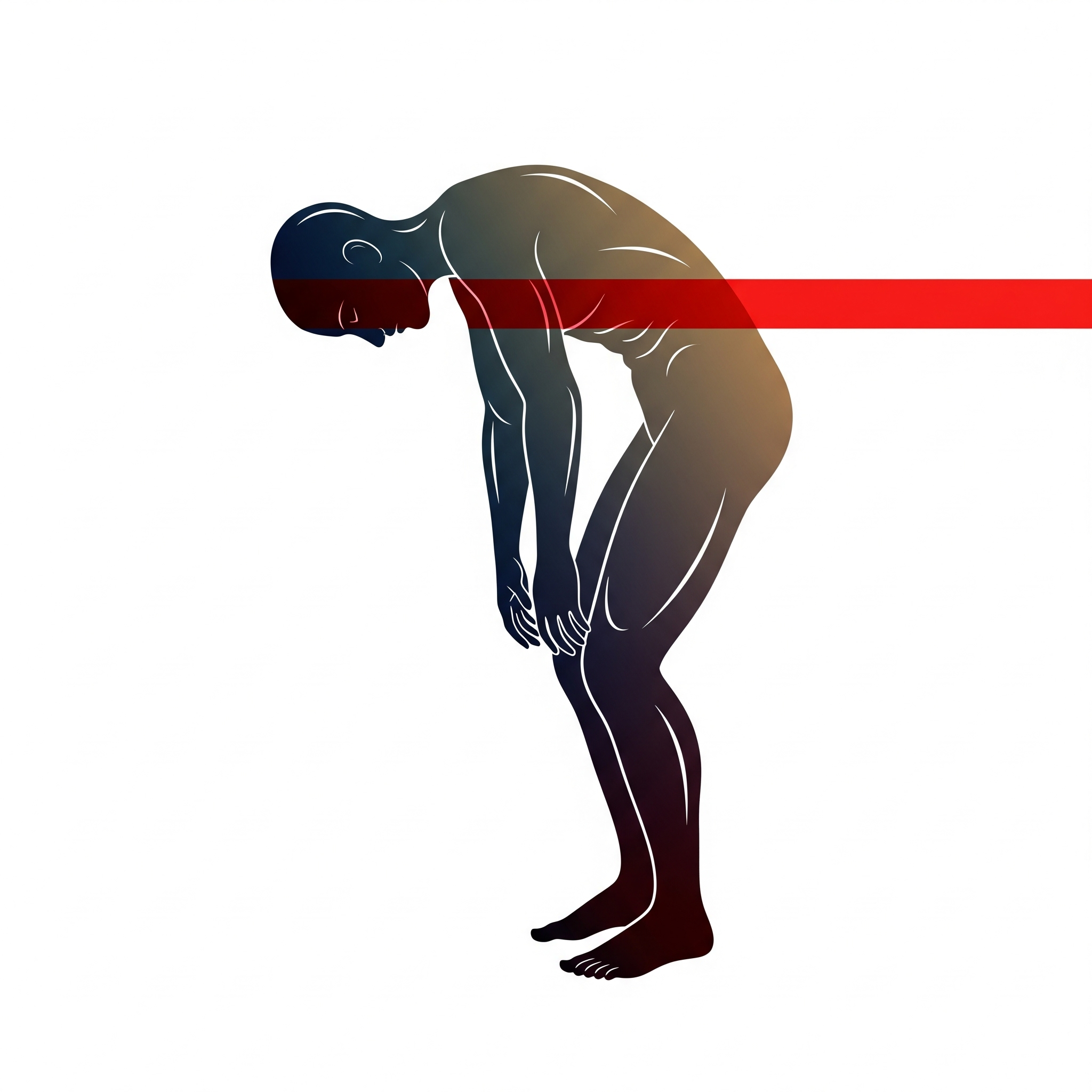 수면부족으로 인한 건강 위험 경고를 상징하는 이미지