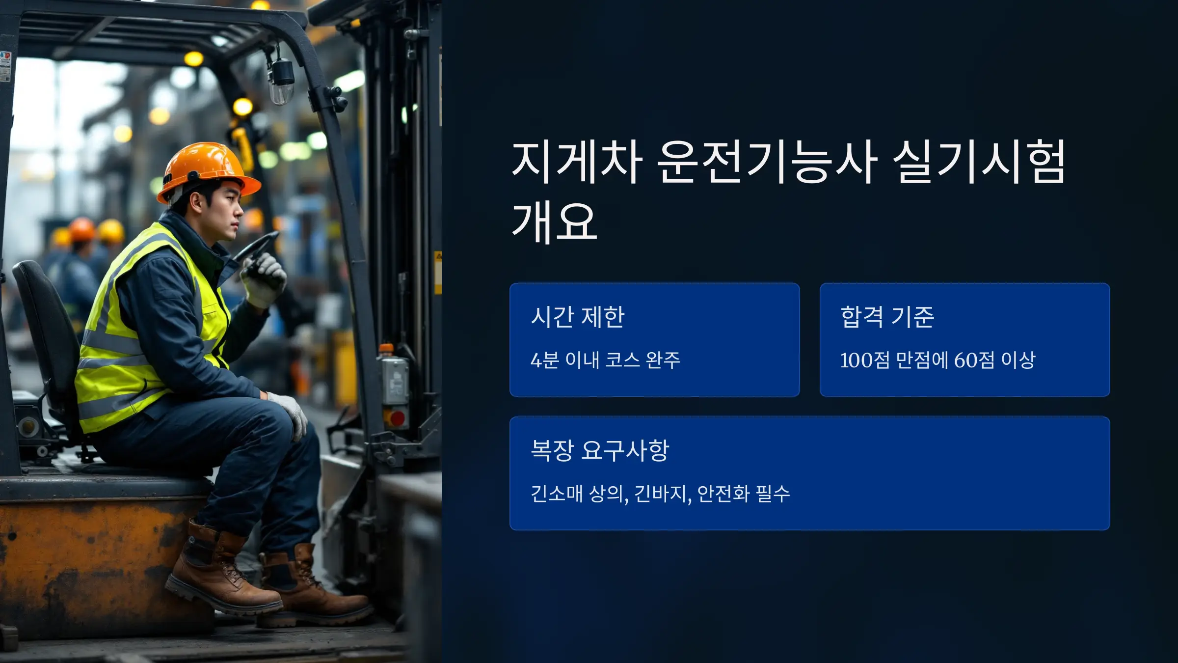 지게차 운전기능사 자격증 실기 시험일정, 접수방법, 실기 꿀팁, 실기시험 코스, 실격 사유