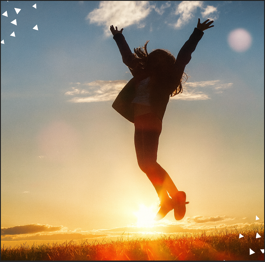 수학에서 다시 찾은 자신감을 표현하는 학생의 사진