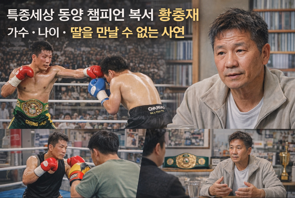 동양 챔피언 황충재 복서, 딸을 만날 수 없는 이유는?