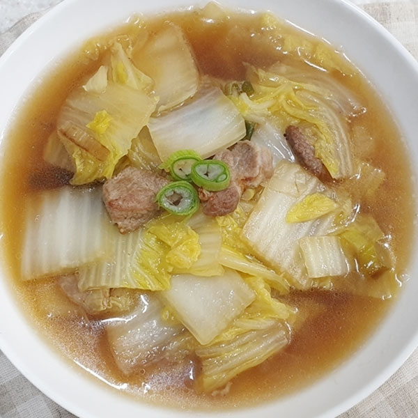 제철음식 배추된장국 맛있게 끓이는 법 배추 된장국 간단 레시피