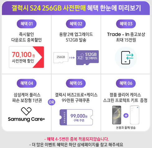 갤럭시S24 사전예약 혜택, 출시일, 스펙 총정리