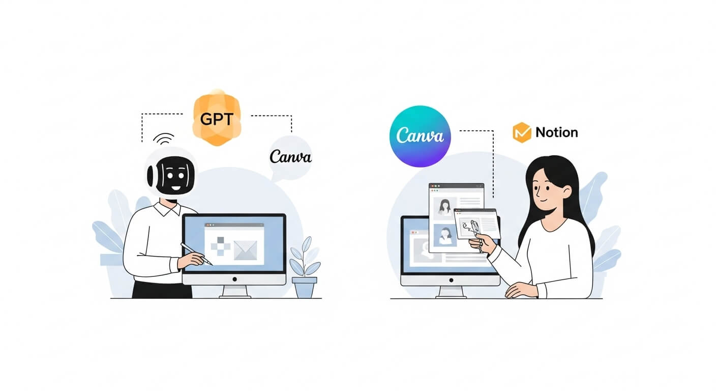 AI vs 수작업 포트폴리오 (차이점, 장단점, 추천 상황)