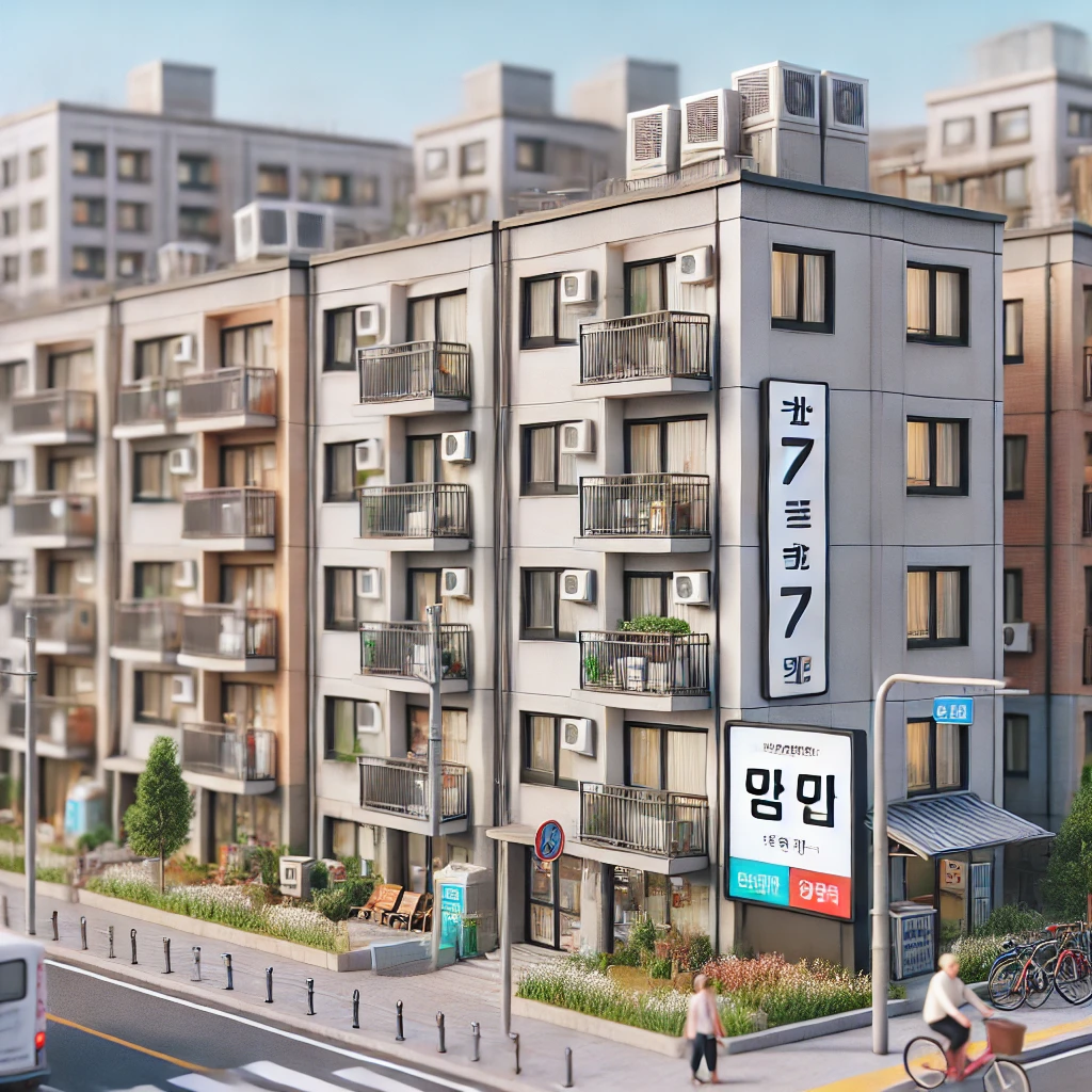 소형 임대 아파트 AI 이미지