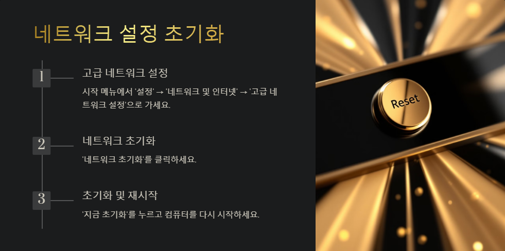 윈도우11 와이파이 연결 안될 때 해결하는 방법