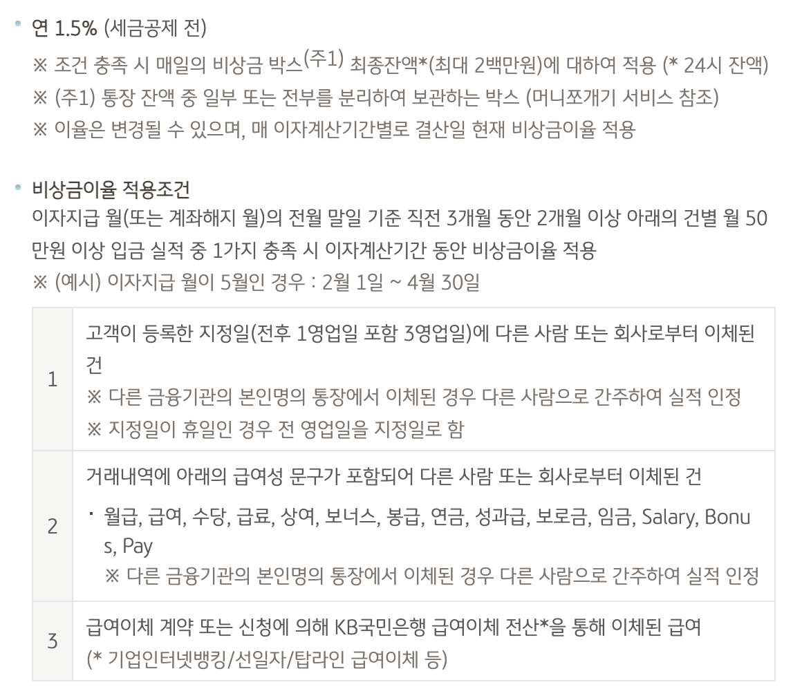 KB마이핏통장 통장 쪼개기 재테크 활용 금리 및 리뷰 이자수익은?4