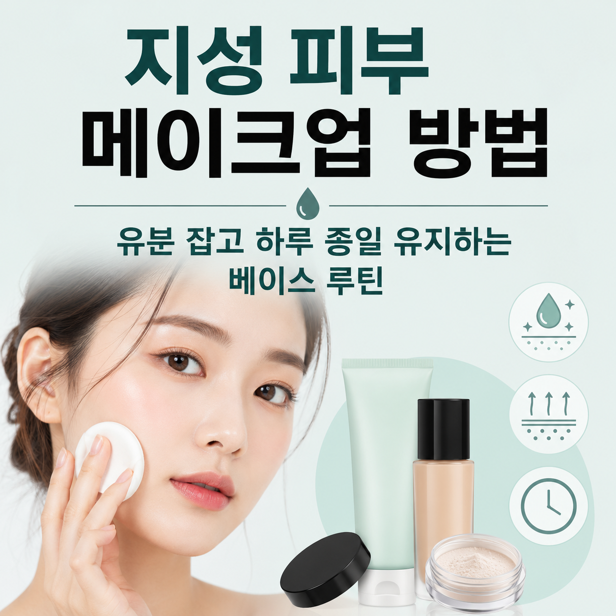 지성 피부 메이크업