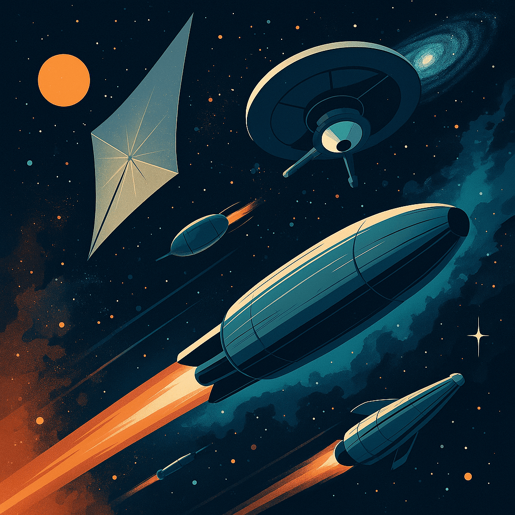 성간 여행 관련 사진