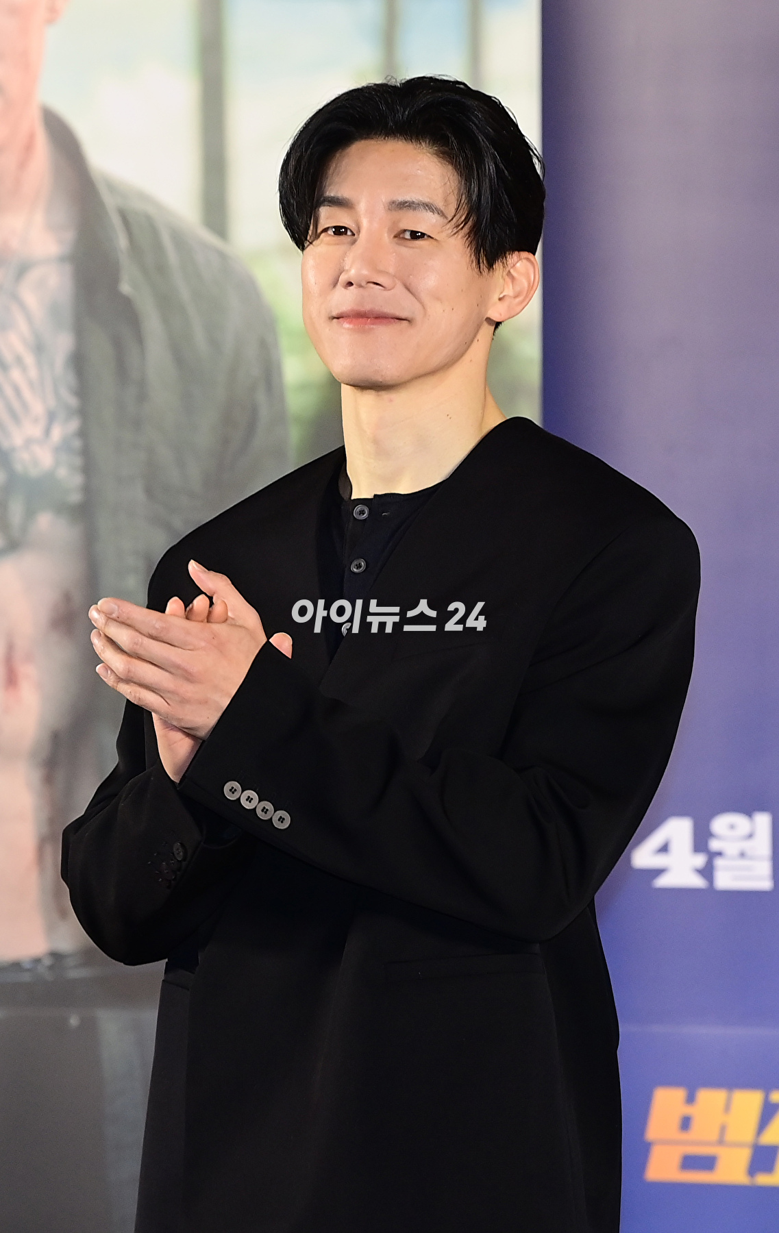 배우 김무열이 11일 오전 서울 성동구 메가박스 성수에서 열린 영화 &#39;범죄도시4&#39;(감독 허명행) 제작보고회에 참석하고 있다. [사진=정소희 기자]