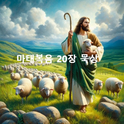 마태복음 20장 묵상