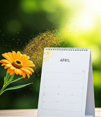 꽃가루 날리는 시기