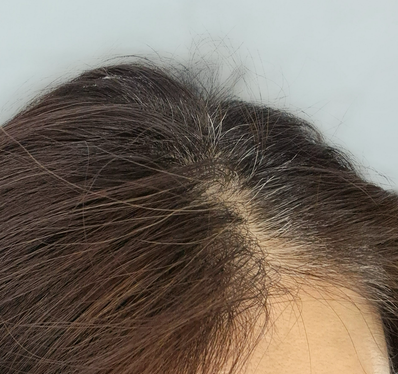 미쟝센 더블커버 헬로크림 매트브라운 염색 전