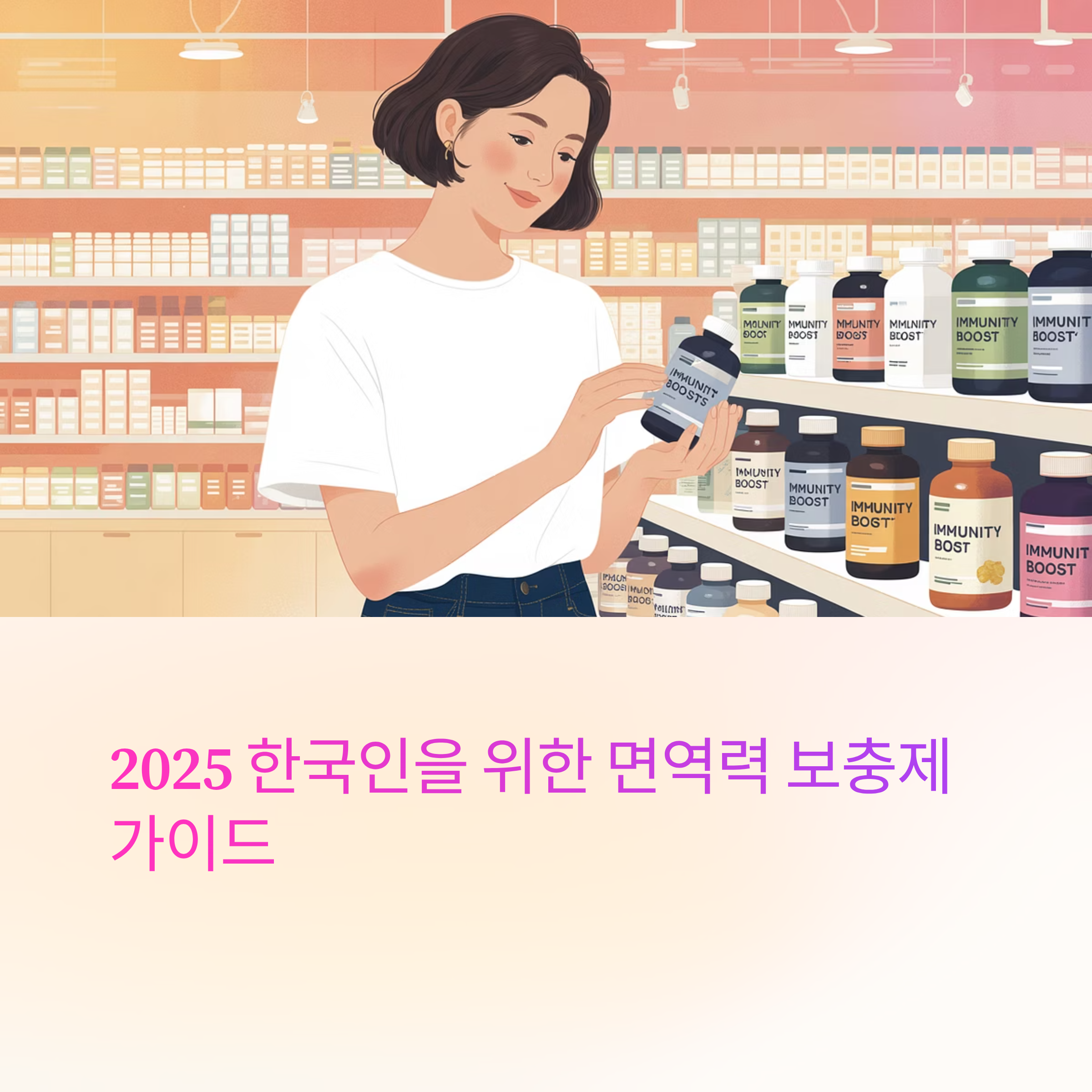 면역력 보충제