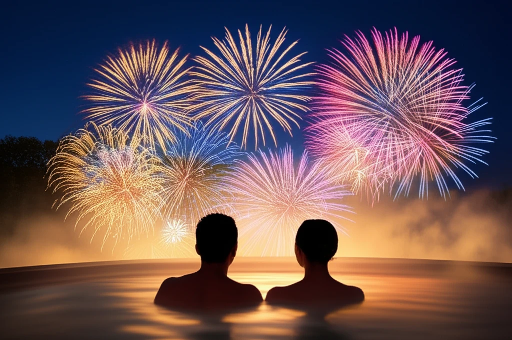 따뜻한 연말 국내 노천온천에서 새해 ..