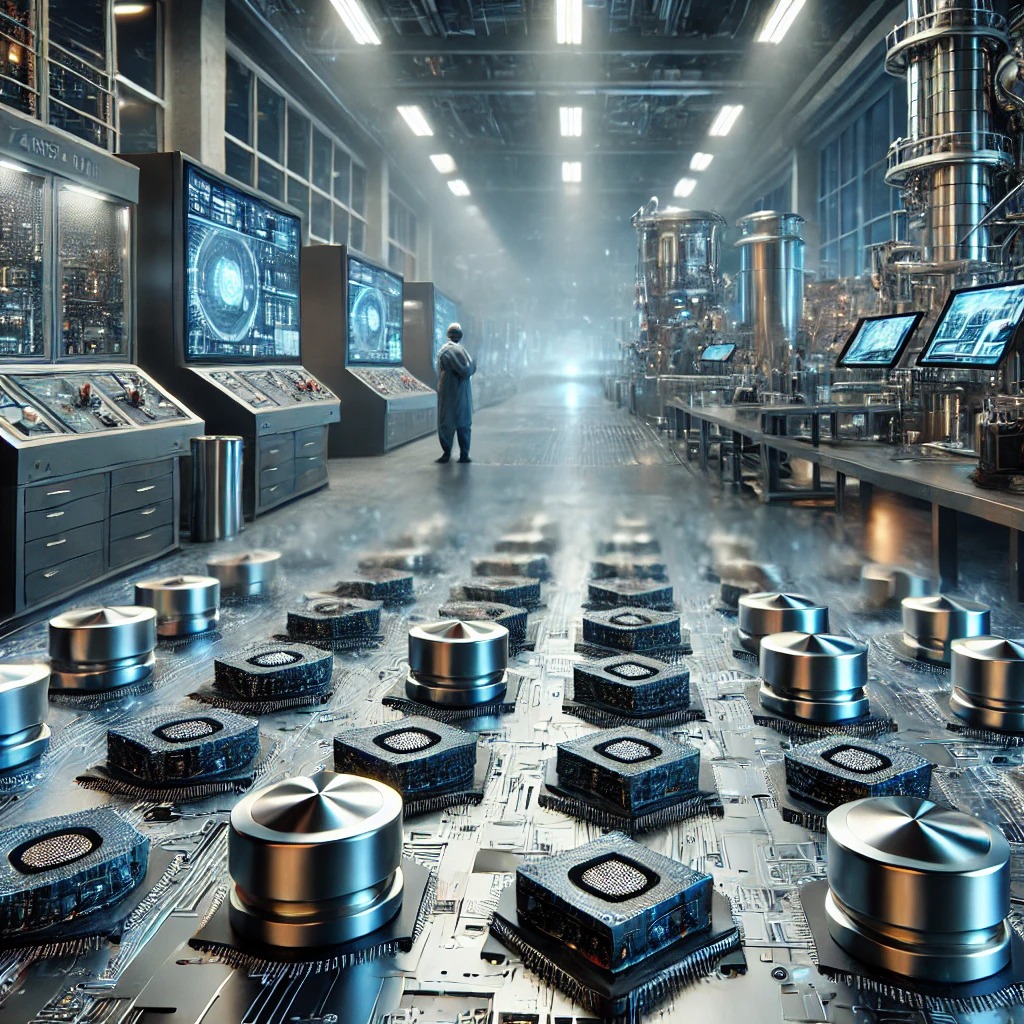 탄탈럼(Tantalum)과 전자산업 관련 사진