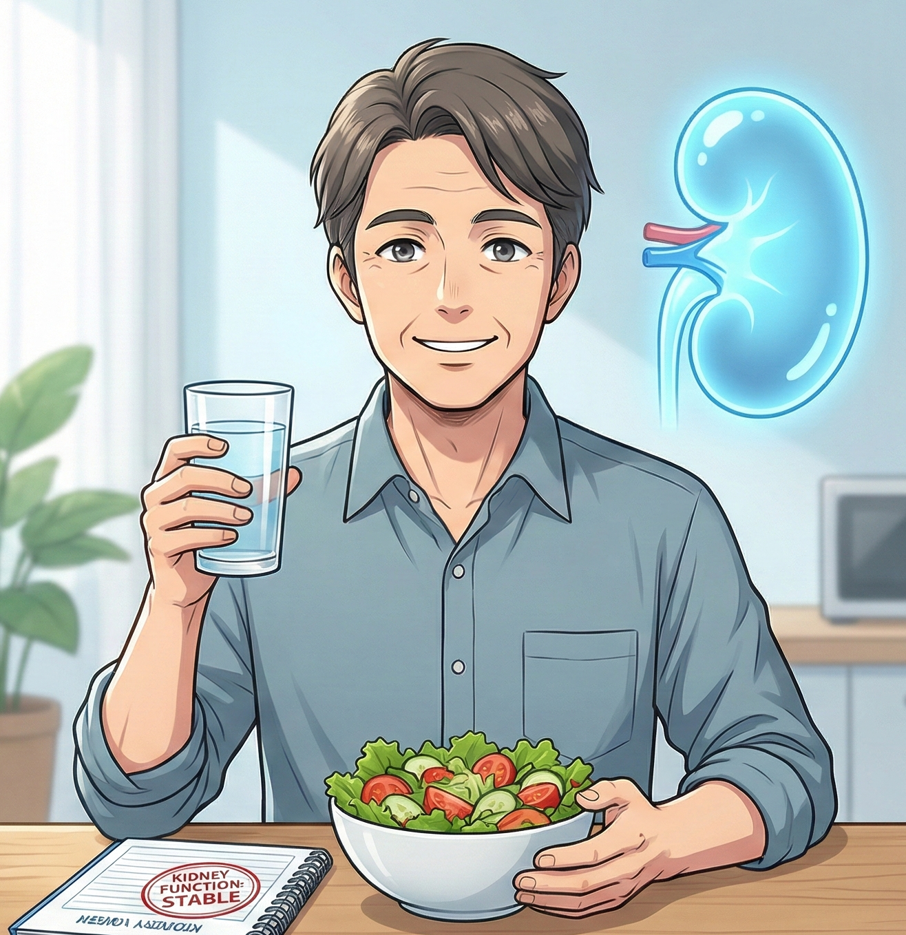 정기적 검사로 건강 지키세요 ai이미지