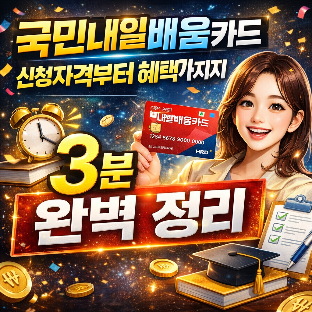 국민내일배움카드 신청하러 가기