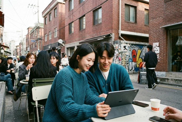 국내 MZ세대 소비자들 사이에서 유행하는 트랜스포머티브 틸 컬러의 일상적인 활용.