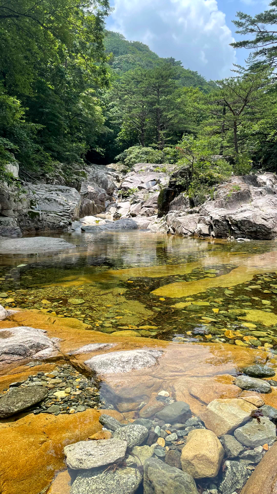 쌍폭포 가는 길