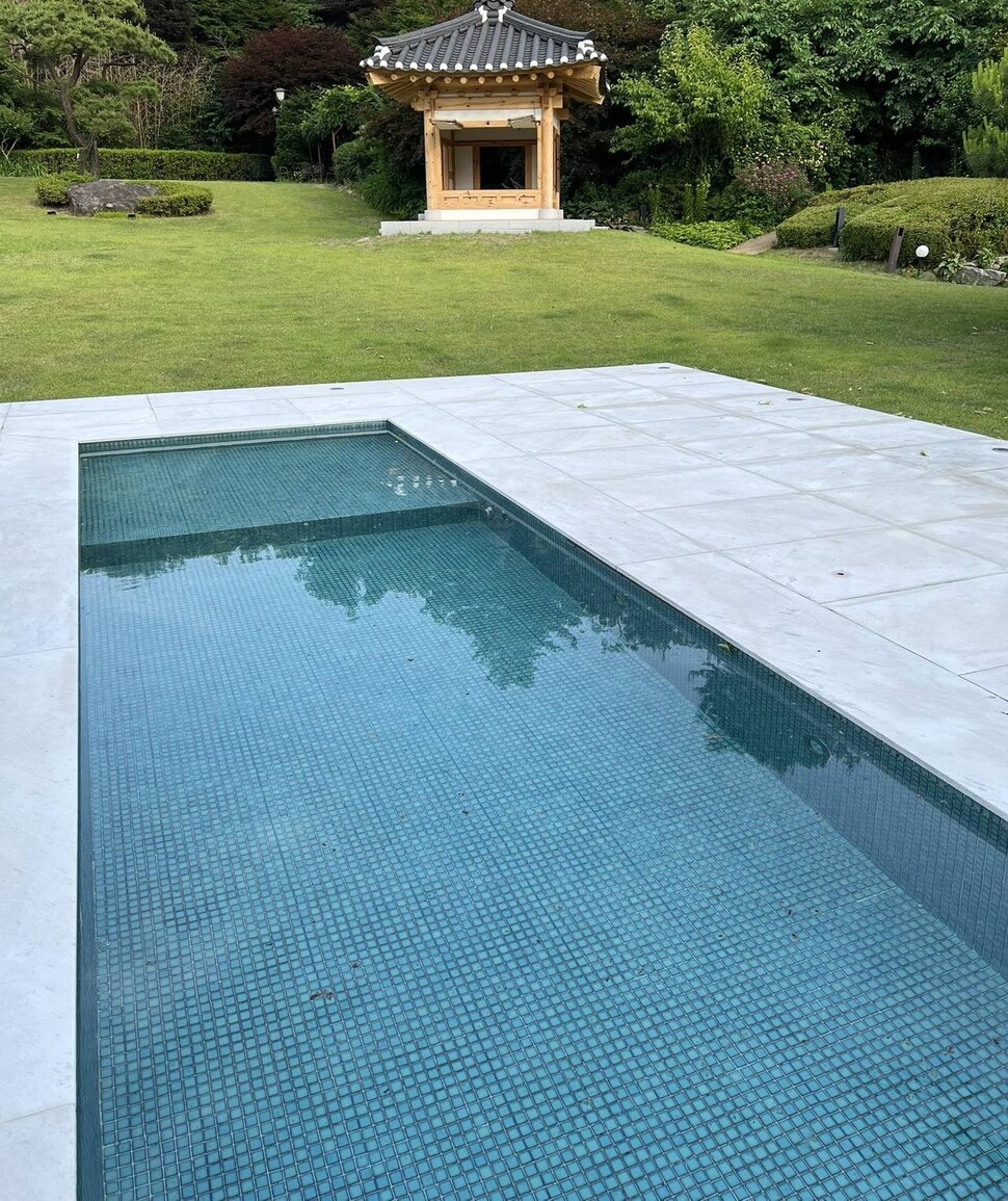 윤석열 관저 수영장