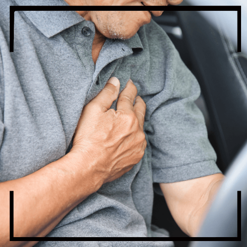 심장이 쪼이는 느낌