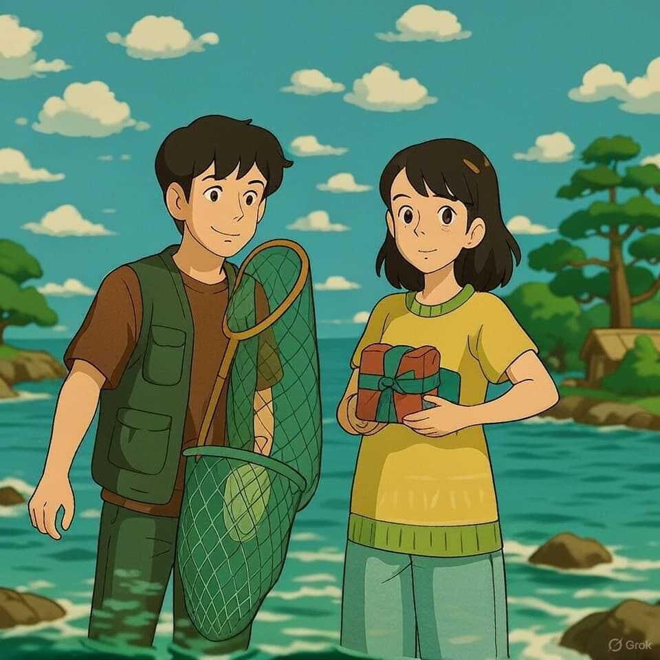 그록3으로 생성한 넷플릭스 드라마 폭싹 속았수다 여름 포스터의 AI 이미지 2