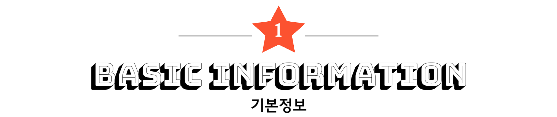 1. 기본정보